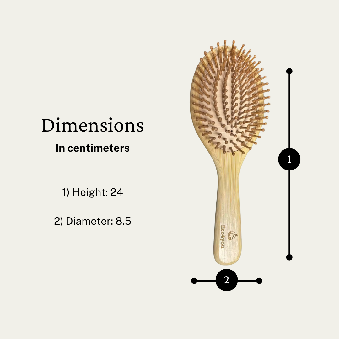 Eco4you Bamboo Hair Brush - Round