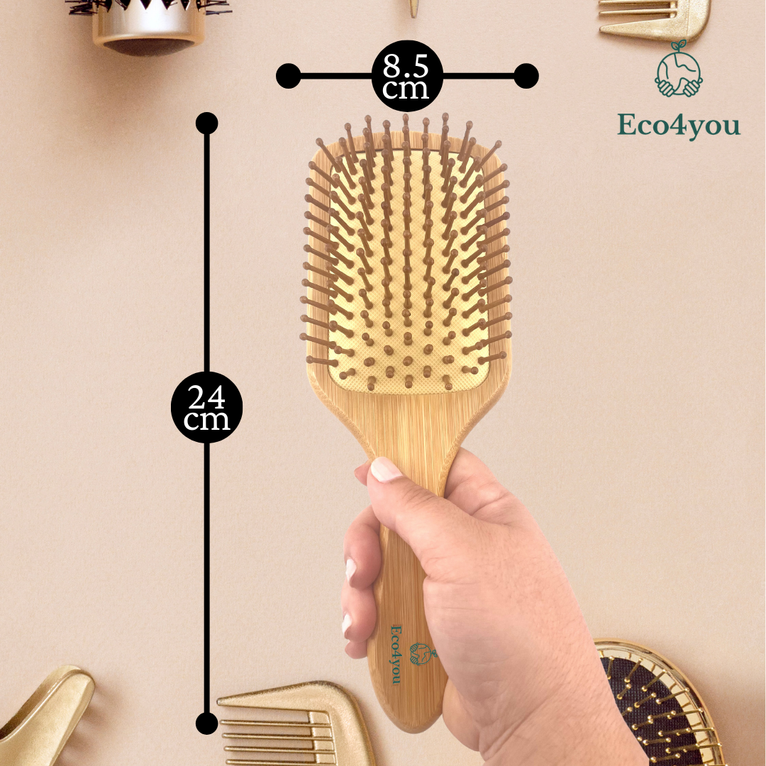 Eco4you Bamboo Hair Brush - Square