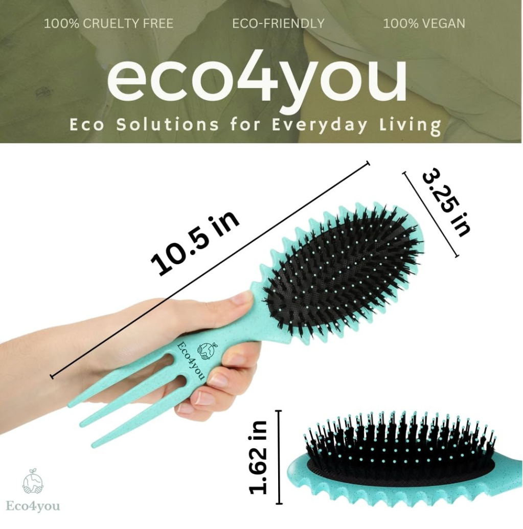 Organic Hair Brushes for All Hair Types | Eco4you